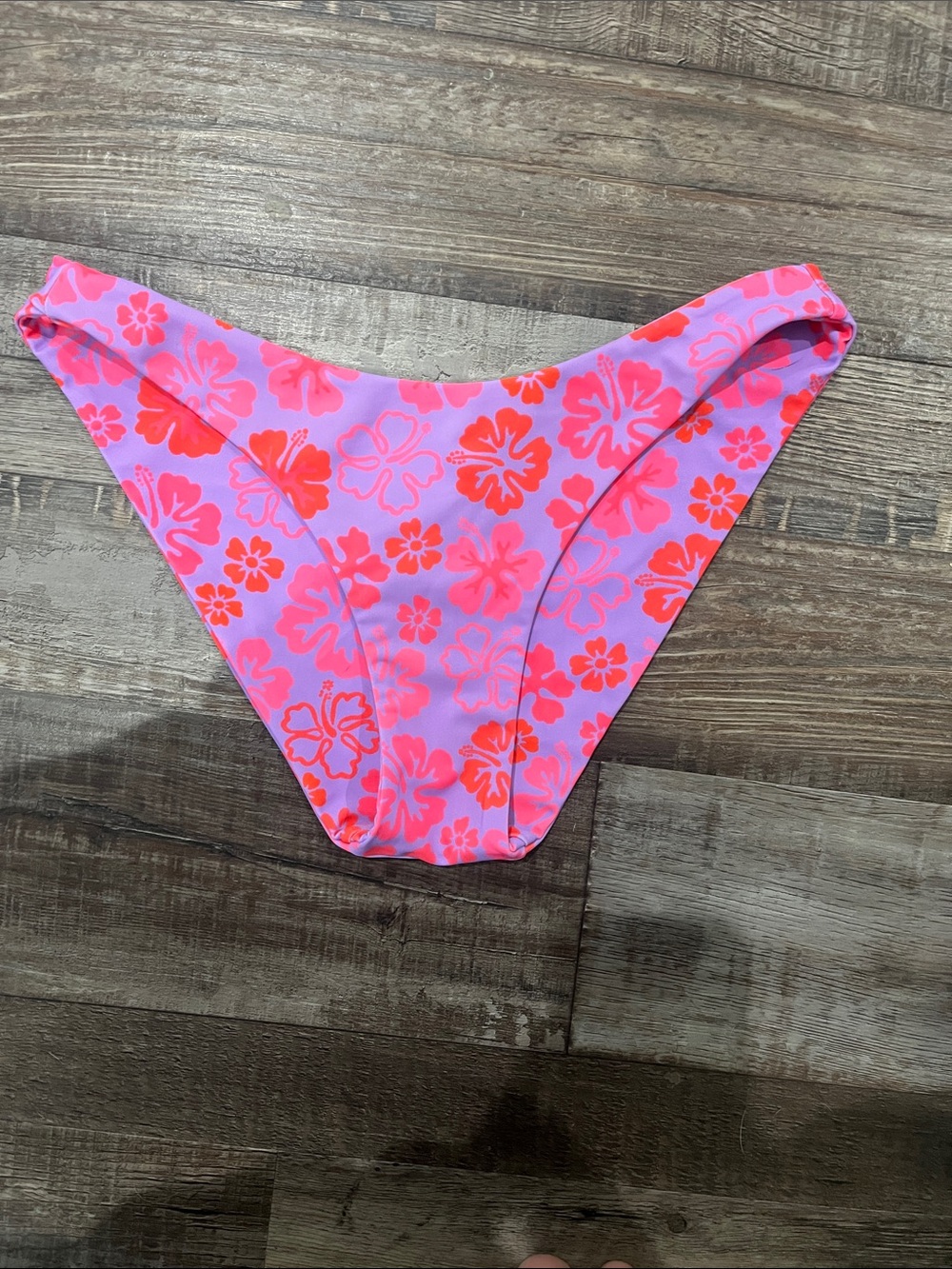 Kulani Kinis Pink and Coral Floral Bikini Bottoms